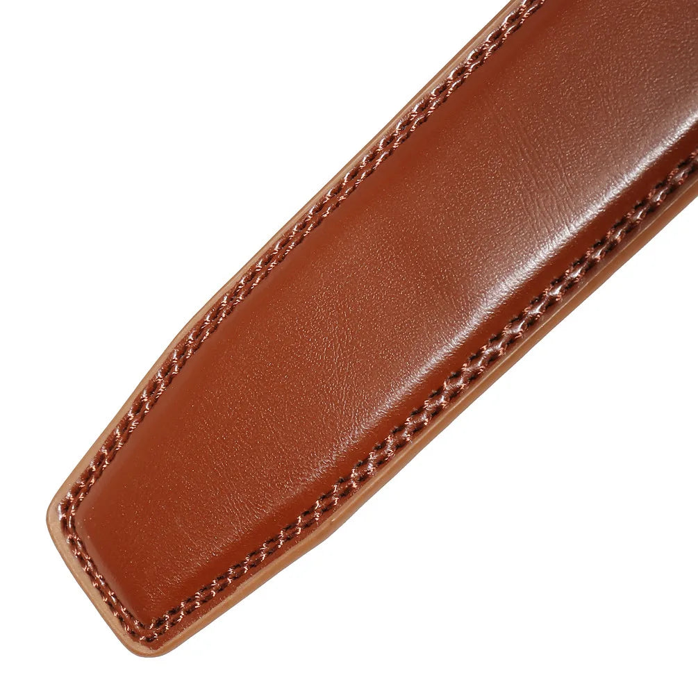 Leder Gürtelriemen ohne Schnalle