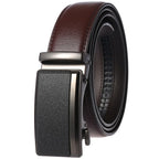 Elegante Ledergürtel für gehobene Ansprüche bronze