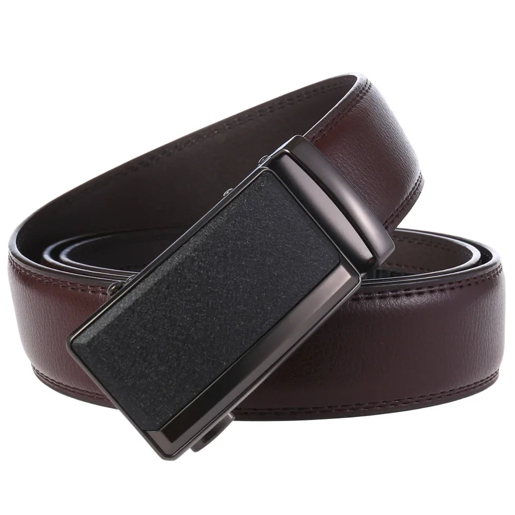 Elegante Ledergürtel für gehobene Ansprüche bronze