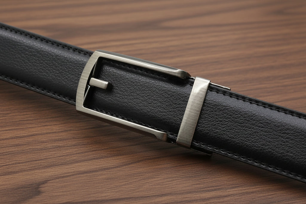 Klassischer Herrengürtel aus echtem Rindsleder